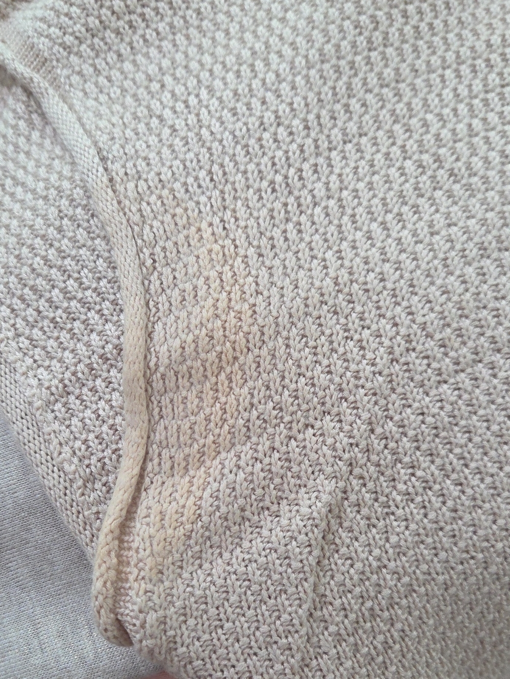 Sleeveless Knit Top - Cream S - Picture 6 of 6
